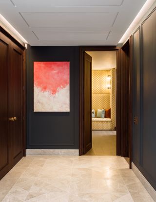corridor with clean modern surfaces and artwork at No.1 Grosvenor Square - Hallway And Principal Suite