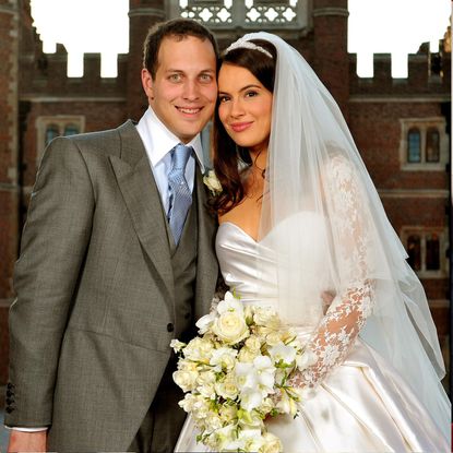 Lord Freddie Windsor and Sophie Winkleman on their wedding day