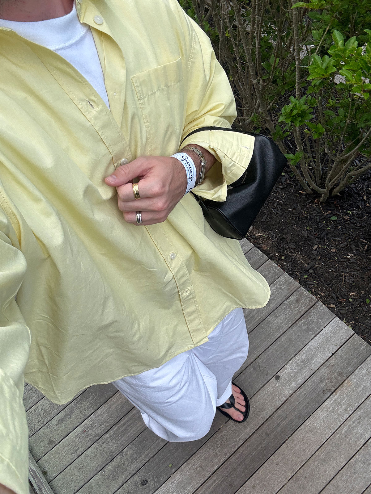 Bobby Schuessler wearing a Montauk outfit idea.
