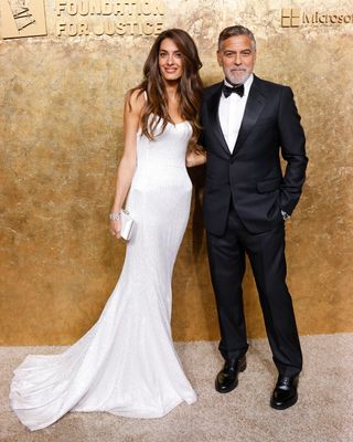 Amal Clooney and George Clooney at the 2023 Albies