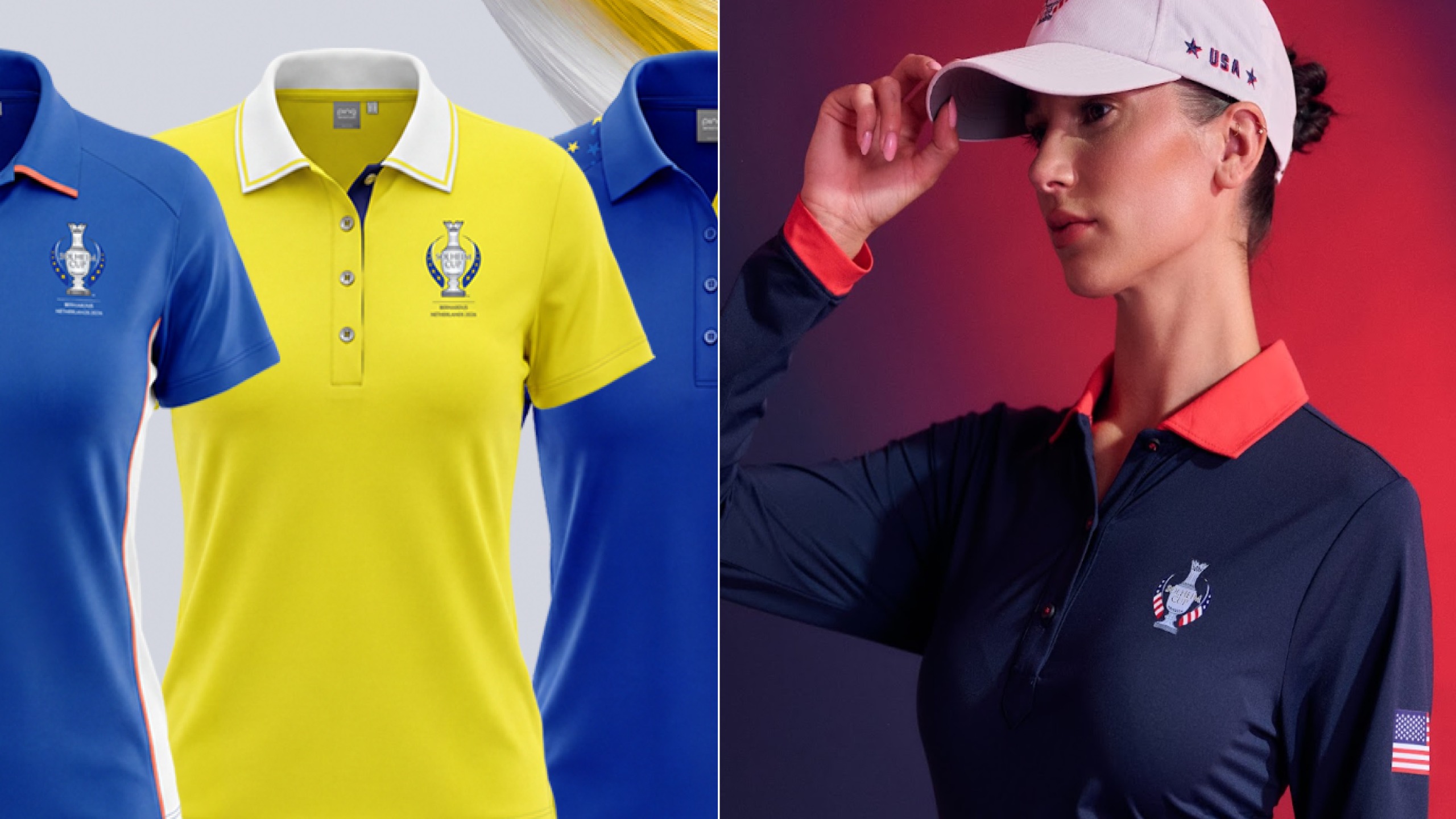 European and US Solheim Cup outfits 2026