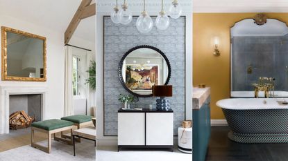 How to use mirrors to make a room look bigger