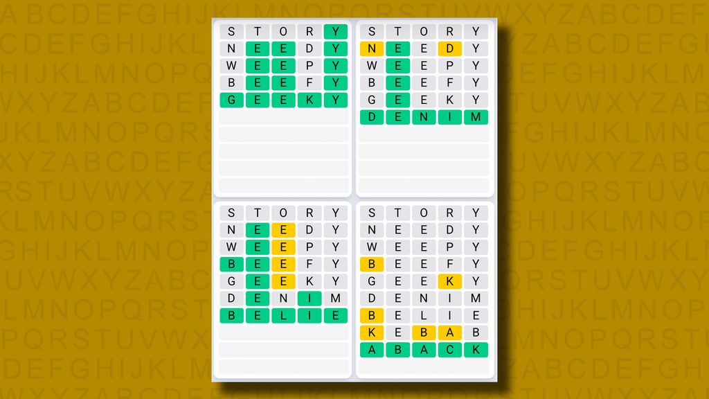 Quordle hints and answers for Sunday, February 23 (game #1126) | TechRadar