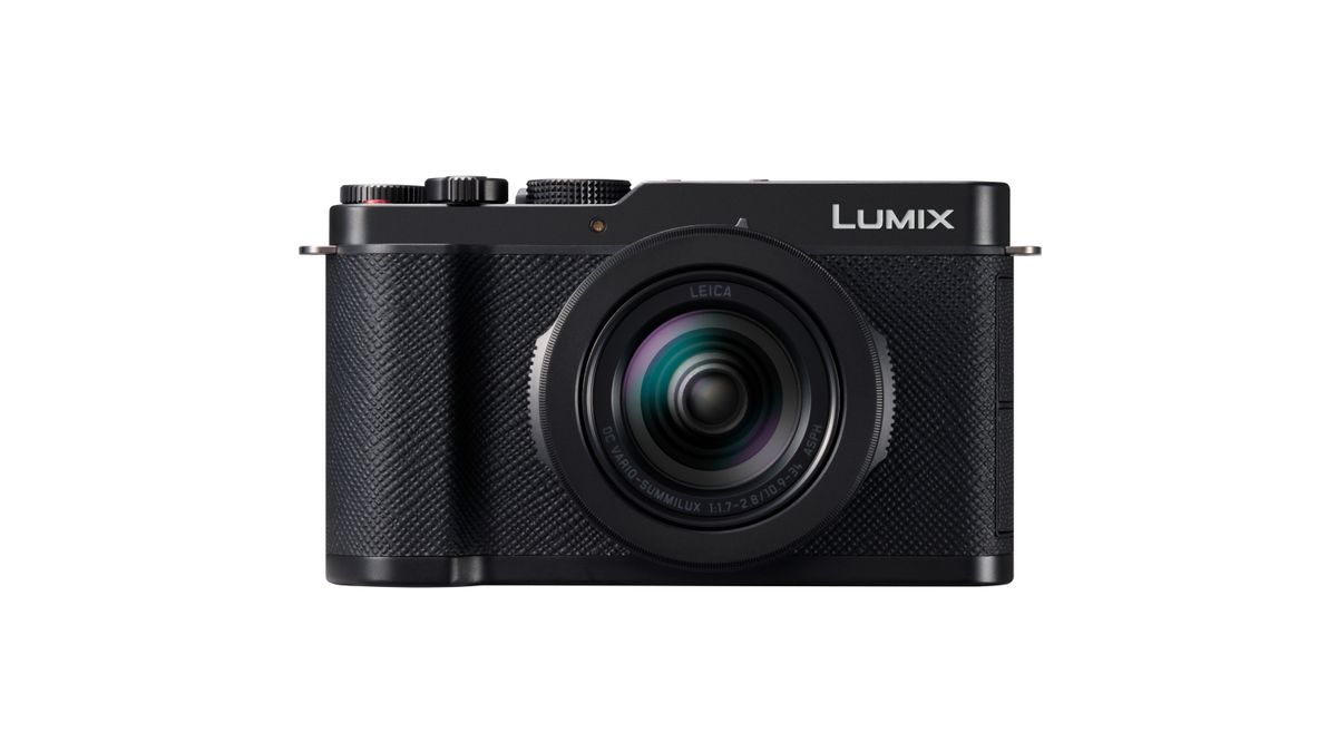 Panasonic Lumix L10 camera on a white background