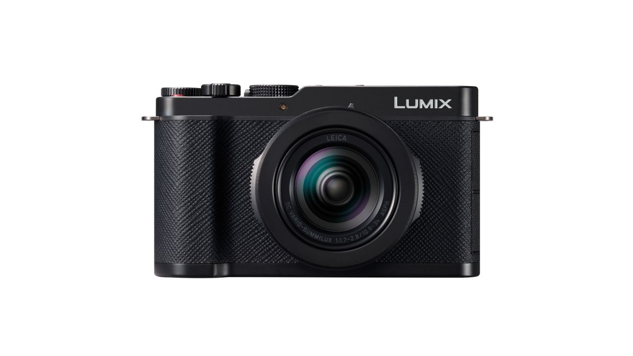 Panasonic Lumix L10 camera on a white background