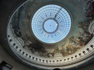 ceiling of bourse de commerce