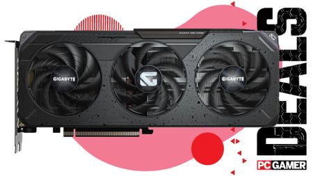 Gigabyte RX 9060 XT on a deal banner.