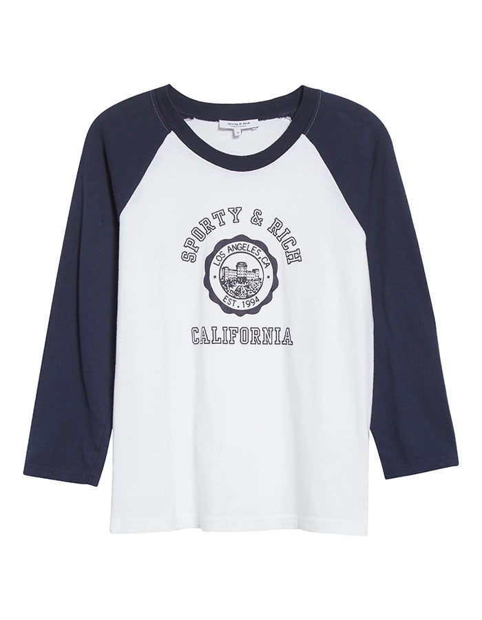 California Emblem Graphic Baseball T-Shirt