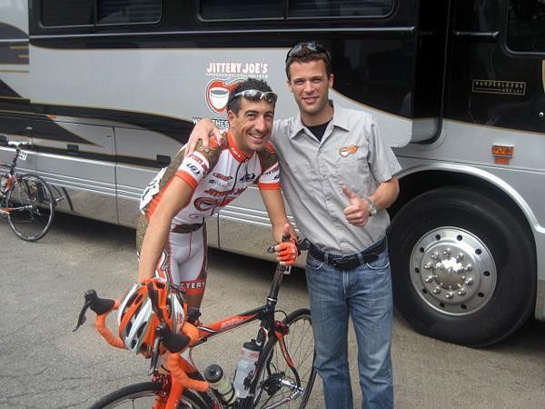The DS and me in the 2008 Tour de Georgia