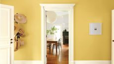 yellow entryway