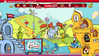 The joyous energy of Dr Seuss’ cartoon work translates well to the official website