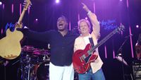 George Benson and Lee Ritenour onstage at Montreux Jazz Festival 2009