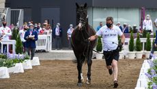 tokyo olympics dressage trot-up