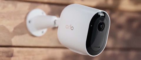 Arlo Pro 5S 2K security camera attached to home exterior