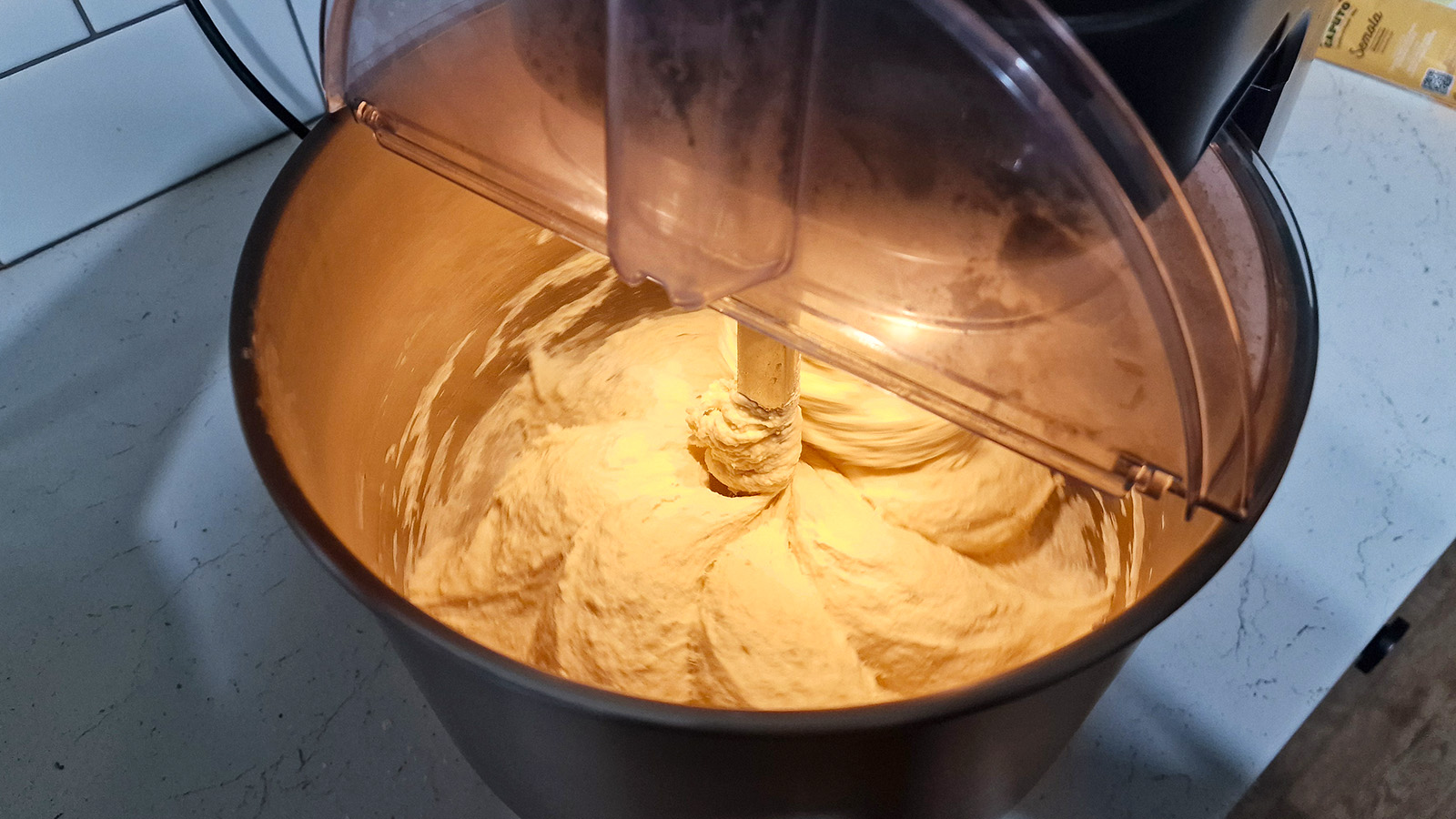 Ooni Halo Pro Spiral making pizza dough
