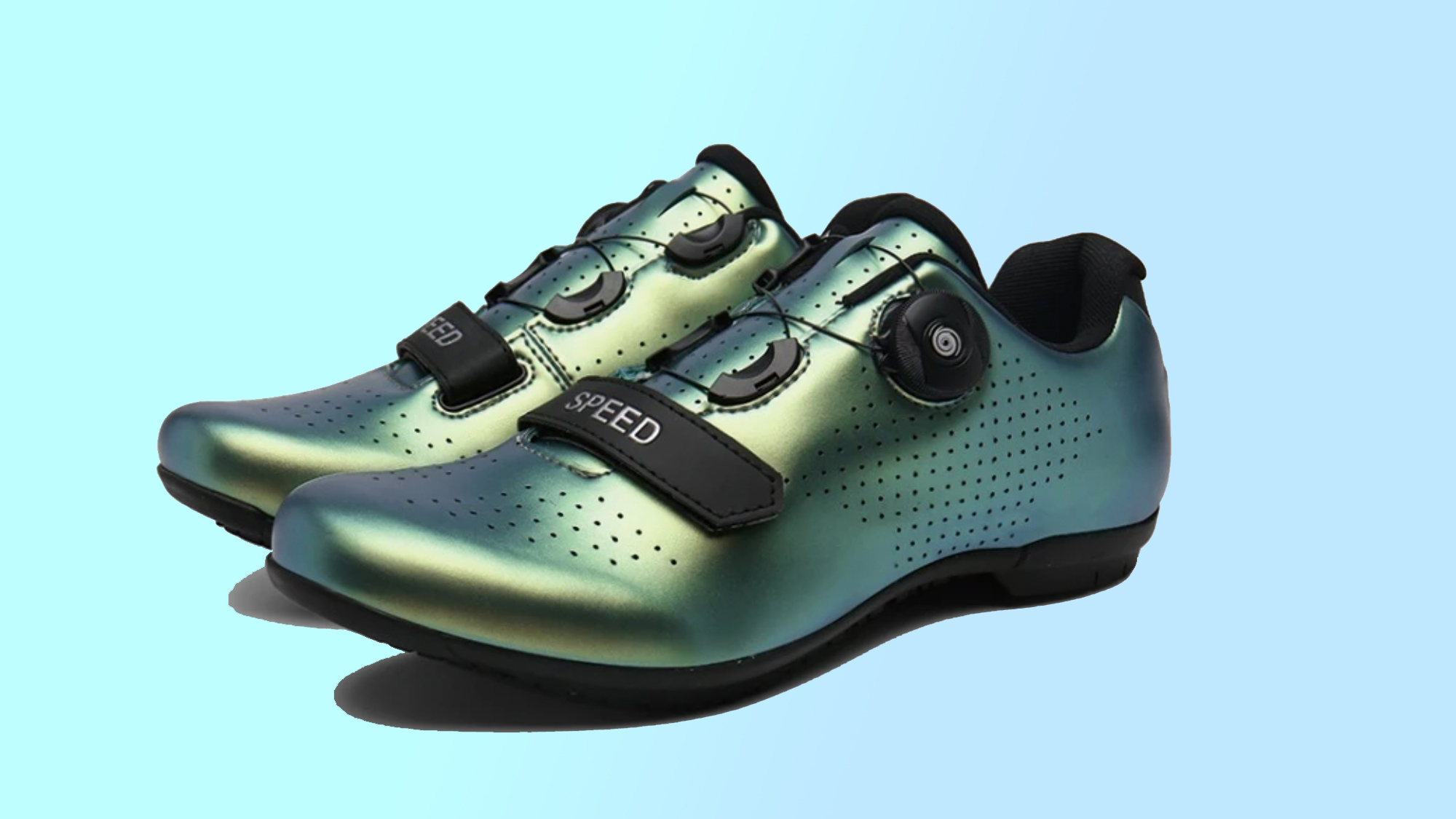 A photo of the Vitatalpa Men's Cycling Shoes, some of the best shoes for Peloton