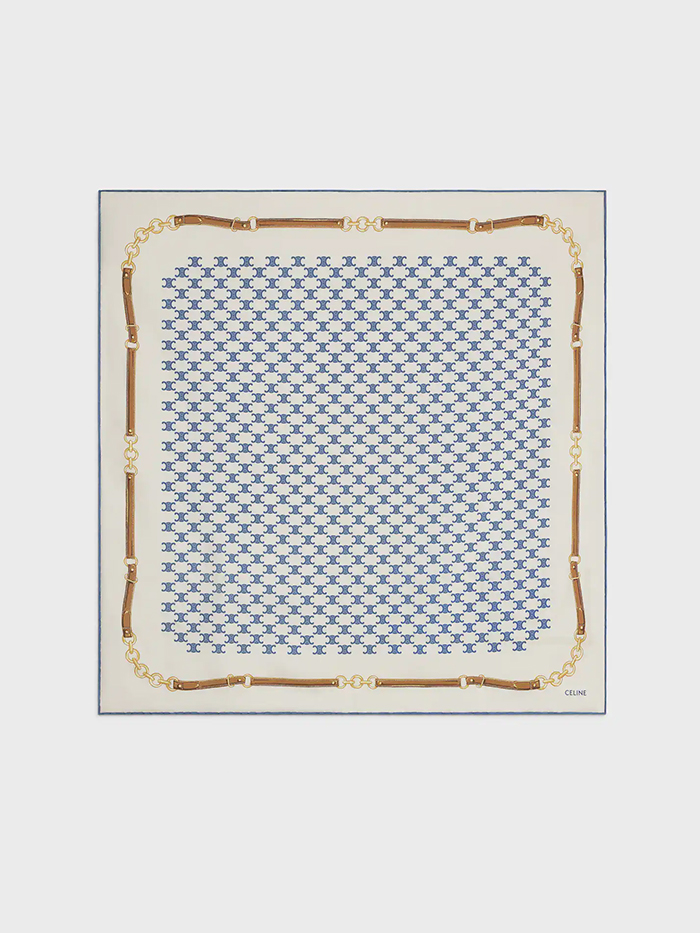 CELINE, Bandana in Heritage Silk Twill