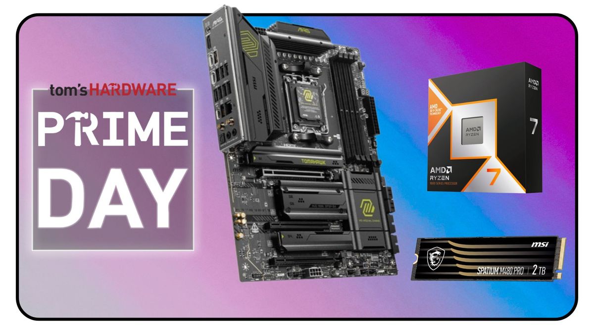 MSI gaming bundle lets you snag AMD's Ryzen 7 9800X3D for $400 when paired with with an MSI X870 Tomahawk WiFi motherboard — $639 for the pair, or $738 with a 2TB SSD
