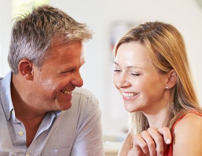 Couple having dinner