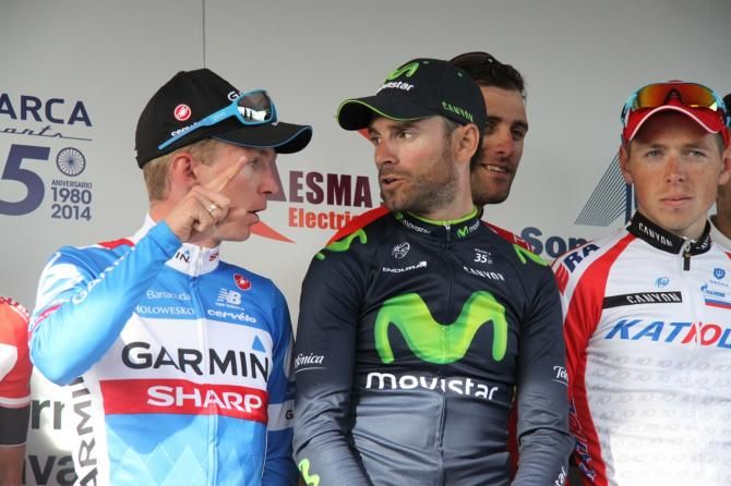 Slagter and Valverde on the podium