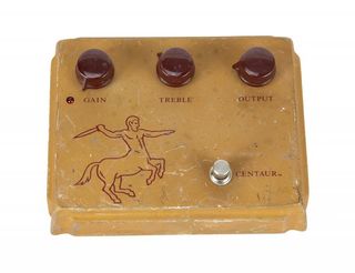 Walter Becker's gold Klon Centaur overdrive pedal 