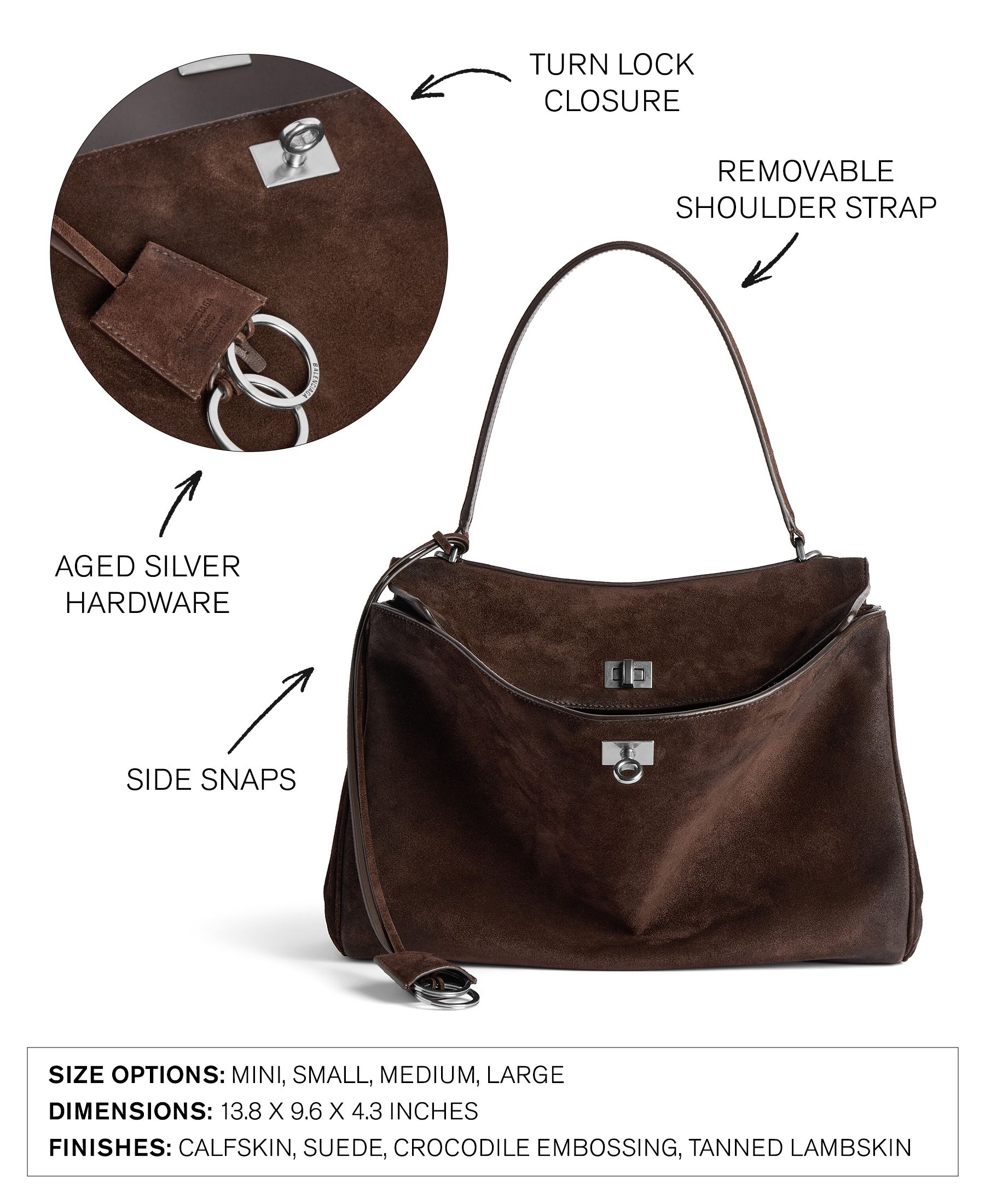 senior fashion editor Anna LaPlaca carrying the Balenciaga Rodeo Bag