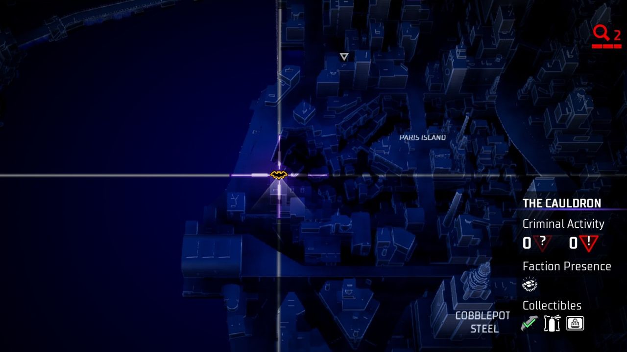 Gotham Knights graffiti location for Stolen Gotham