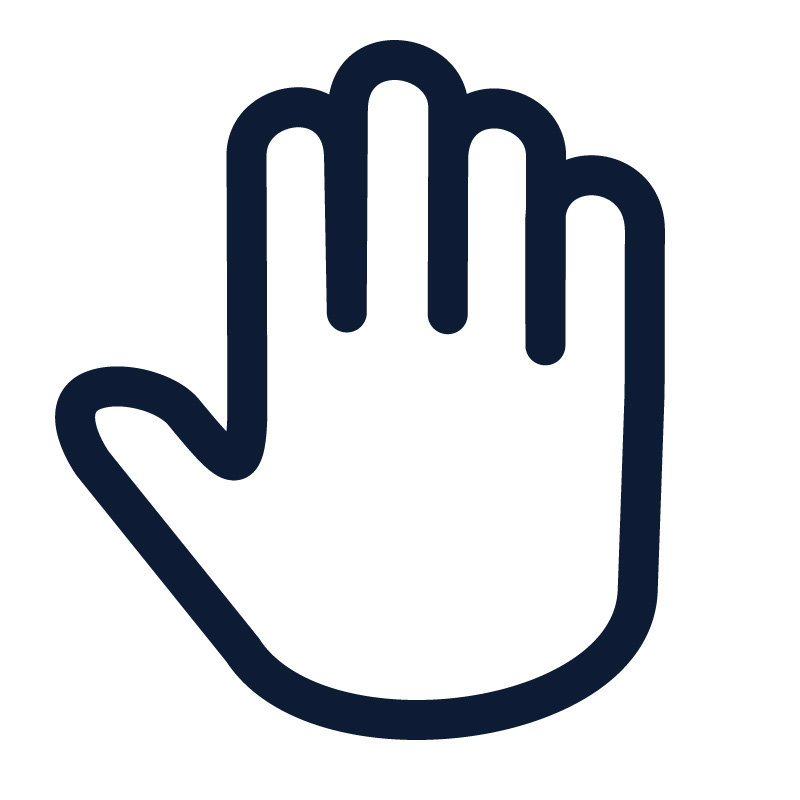 Hand icon