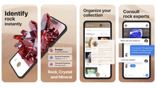 Screenshot of Rock Identifier app from the Apple App Store