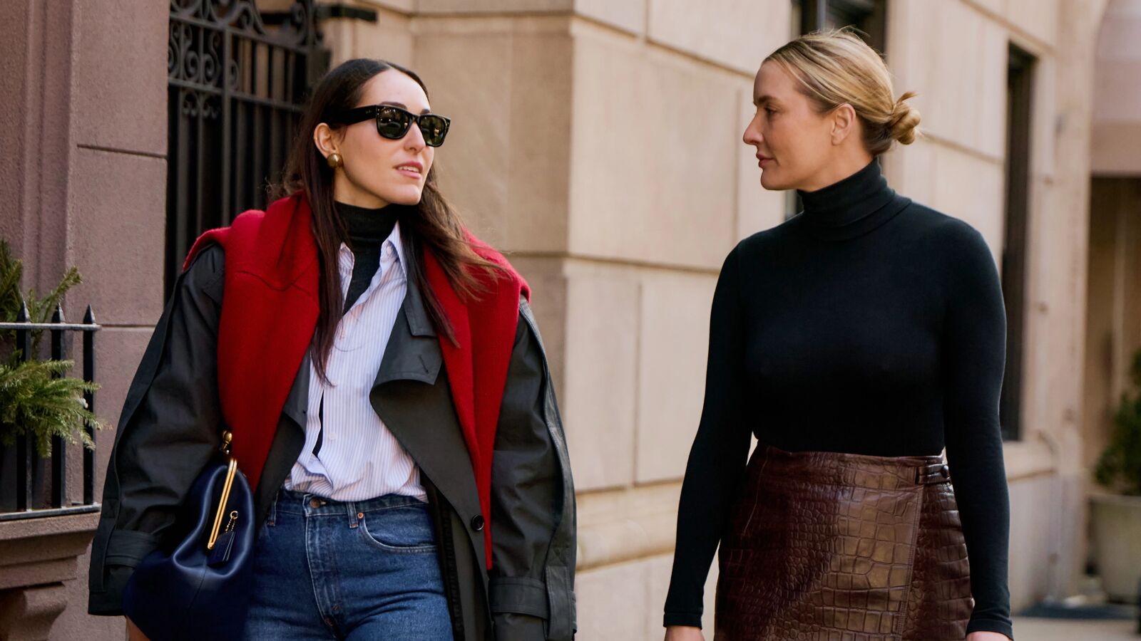 Photo of Who What Wear editors during New York Fashion Week.