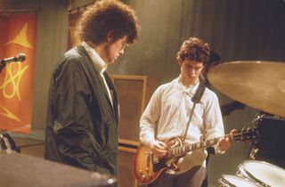 Wayne Kramer, guitar (right) and Rob Tyner, MC5 lead singer, in 1967 in Detroit, Michigan