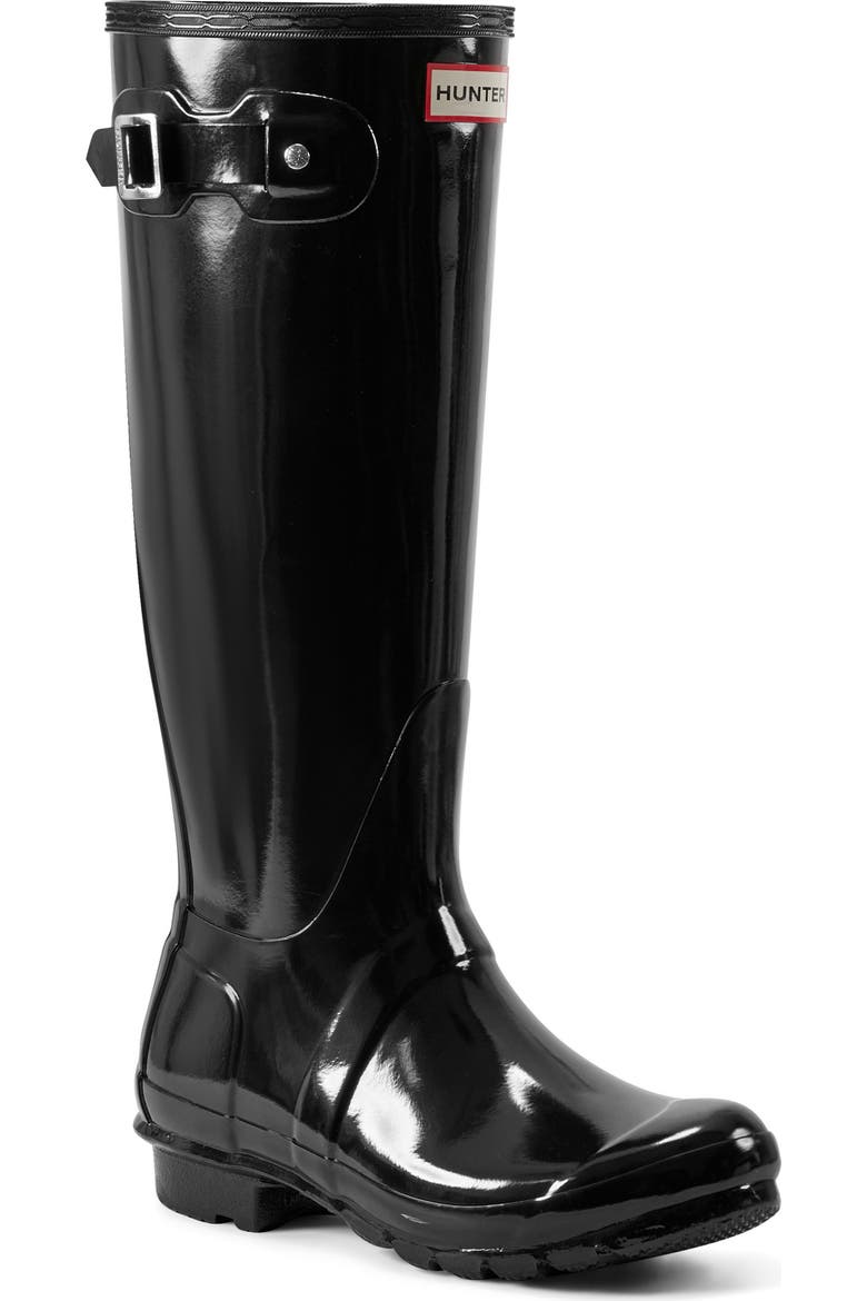 Refined Tall Gloss Waterproof Rain Boot