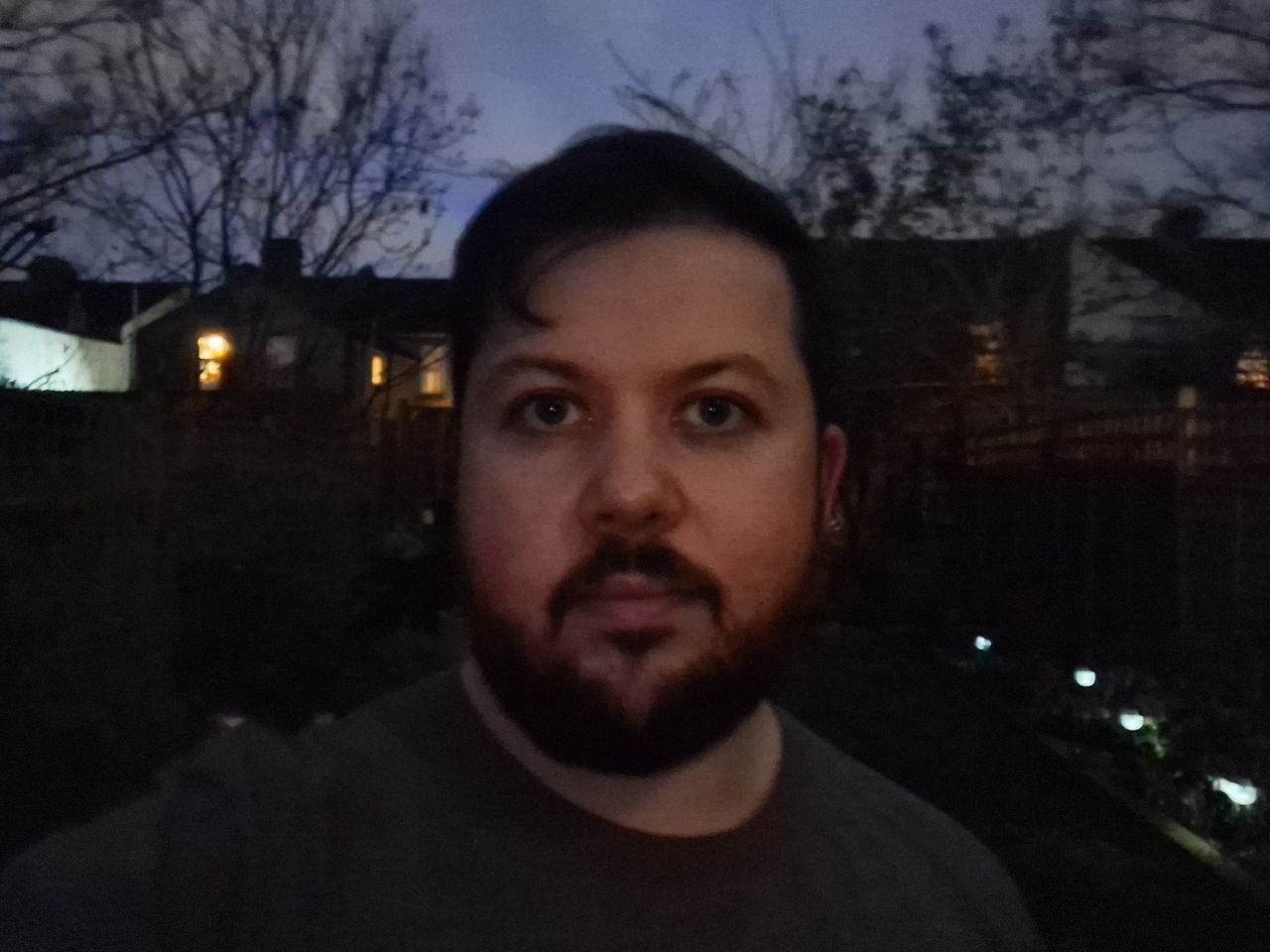 Samsung Galaxy A54 camera sample selfie front low light