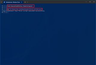 How to create and run a PowerShell script file on Windows 10 or 11 ...