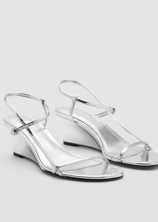 Metallic Heel Sandals