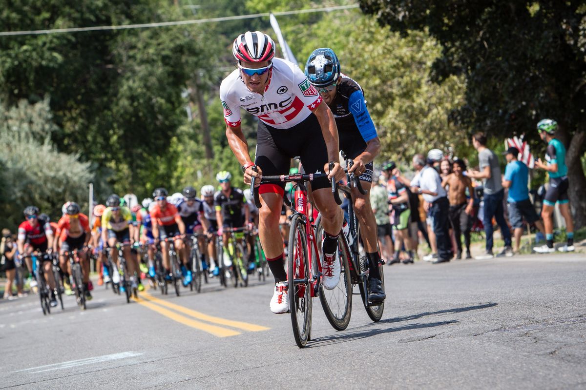 Martin Elmiger climbs Bountiful Bench
