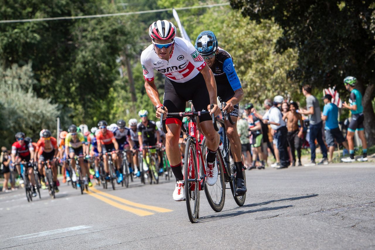 Martin Elmiger climbs Bountiful Bench