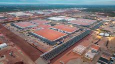 The Stargate data center under construction in Texas.