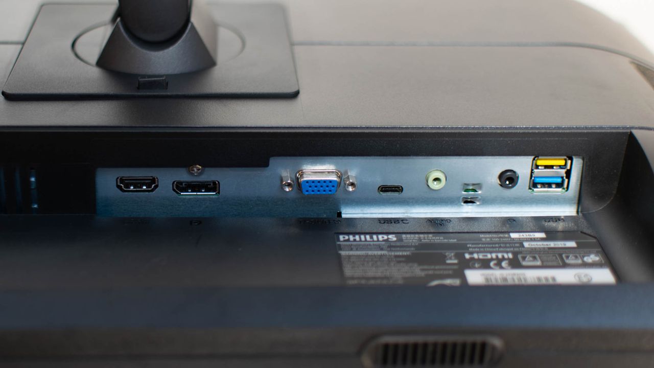 Philips 243B9 input ports