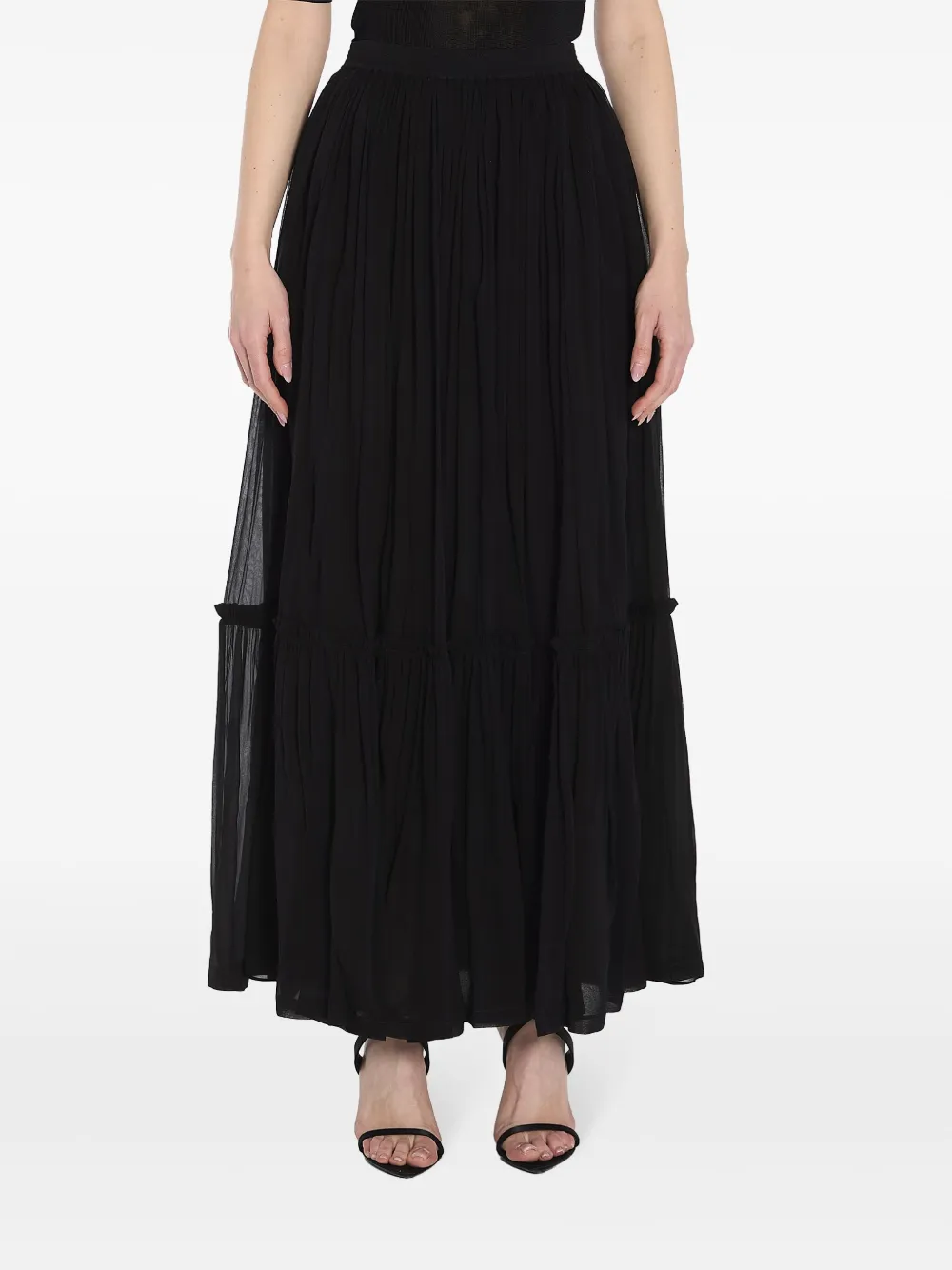 Saint Laurent Ruffled Skirt | 40