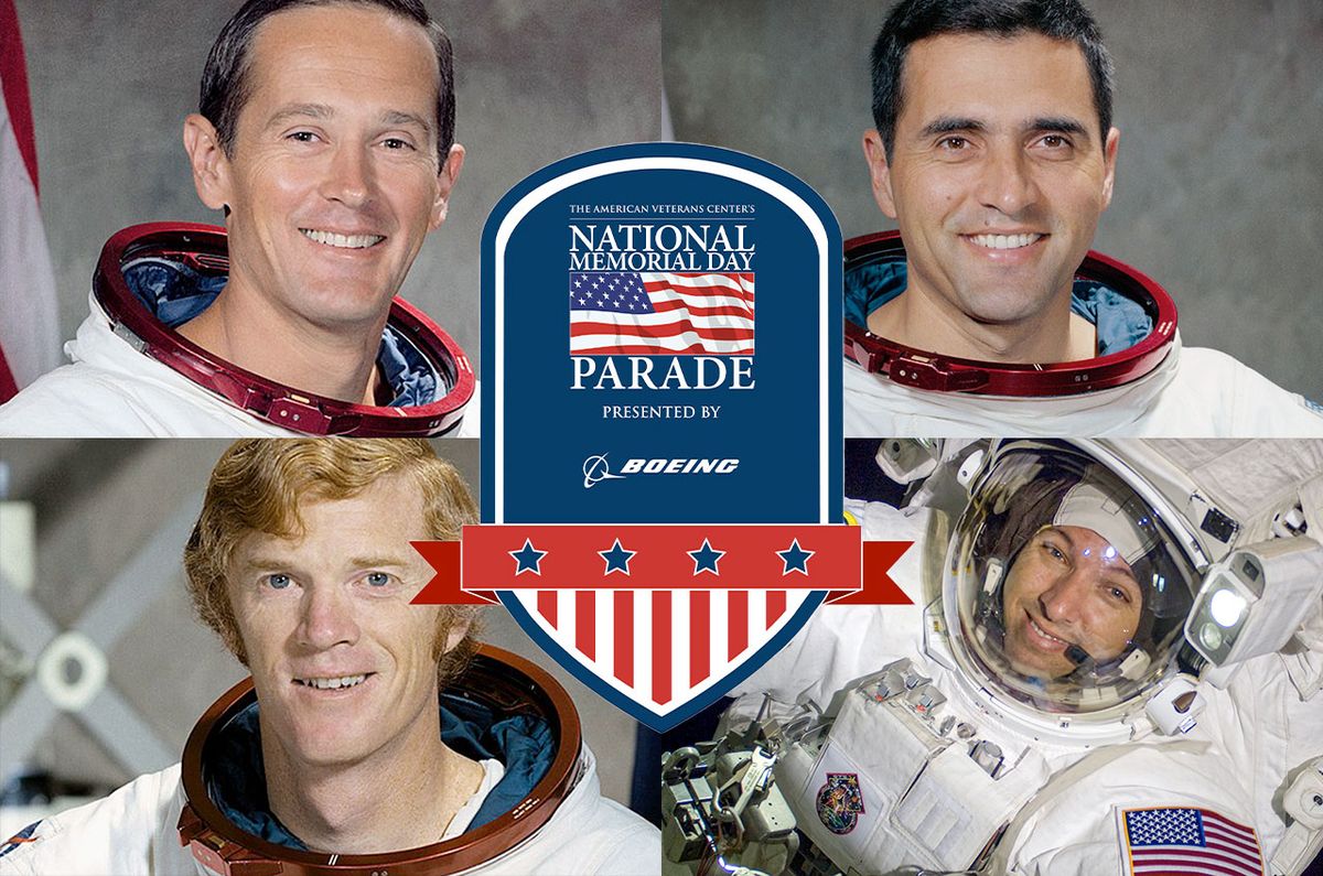 Remembering Lunar Heroes: Apollo Astronauts Charlie Duke, Harrison Schmitt, and Rusty Schweickart as Grand Marshals of 2023 Memorial Day Parade