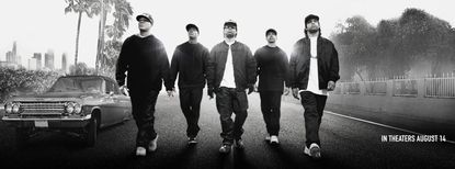 Promotional poster for "Straight Outta Compton" movie