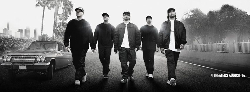 Promotional poster for &amp;quot;Straight Outta Compton&amp;quot; movie