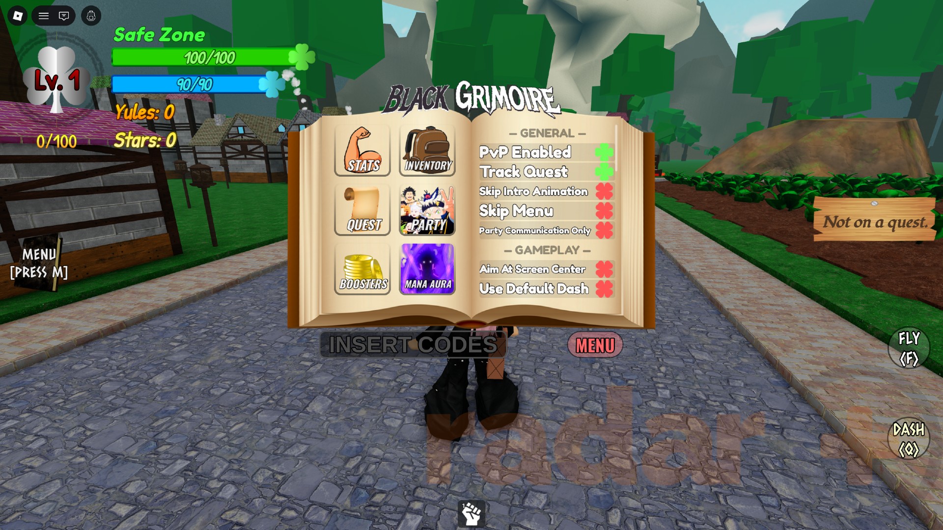 The Black Grimoire codes redemption box