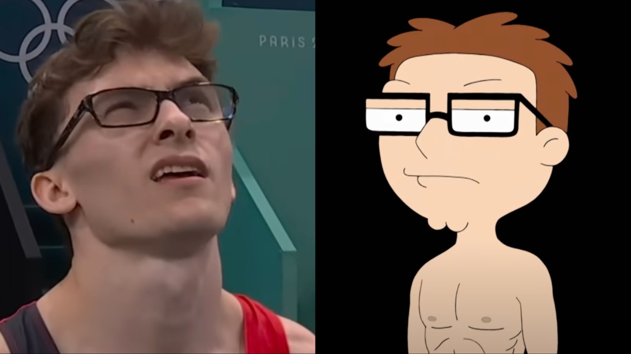 The Internet Just Compared Viral Pommel Horse Olympian To An American Dad Character, And I'd Give The Comparison At Least A Bronze Medal