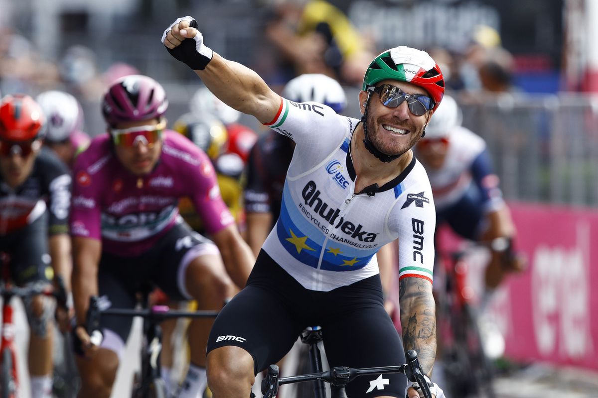 Giro dItalia 2021 104th Edition 13th stage Ravenna Verona 198 km 21052021 Giacomo Nizzolo ITA Team Qhubeka Assos photo Roberto BettiniBettiniPhoto2021