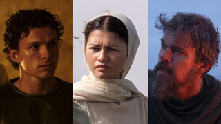 Tom Holland, Zendaya and Matt Damon in The Odyssey