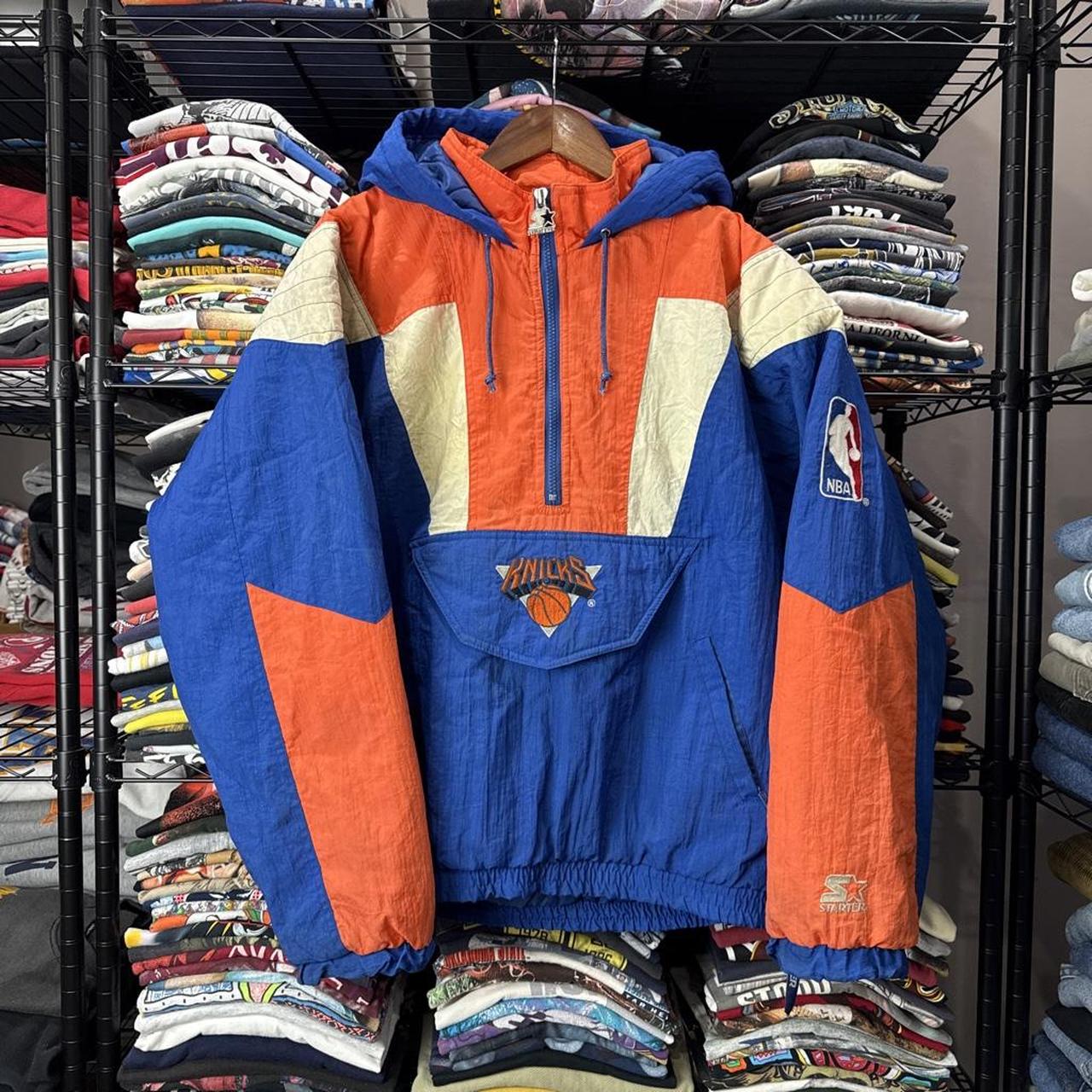 Vintage 90s New York Knicks Rare Starter Anorak...