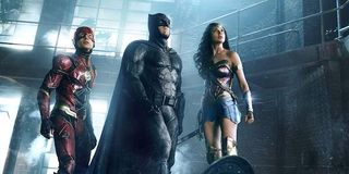 Flash, Batman and Wonder Woman in Justice League 2017 film