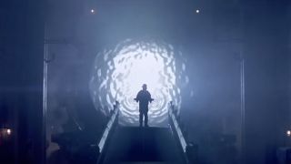 Daniel Jackson about to walk through Stargate portal